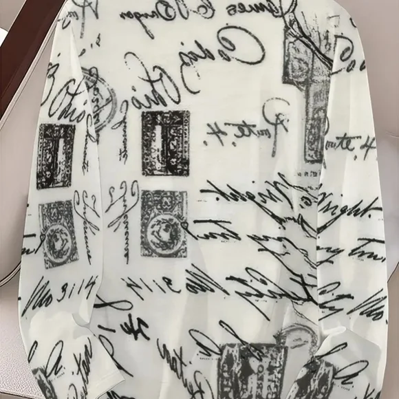 V neck long sleeves top xl - Picture 4 of 4